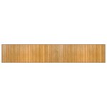 vidaXL Tapis rectangulaire naturel 60x400 cm bambou