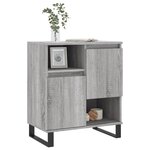 vidaXL Buffet Sonoma gris 60x35x70 cm Bois d'ingénierie
