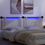 vidaXL Tête de lit suspendue Gris nuage Tissu
