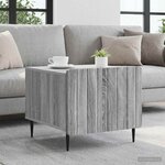vidaXL Table basse Sonoma gris 49 x 50 x 42 cm Bois d'ingénierie