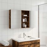 vidaXL Ensemble de Meubles de Salle de Bain 3 Pièces 140 x 14 5 x 70 cm