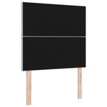 Tête de lit LED vidaXL avec design en blocs de diamant  gris clair  90 cm en velours