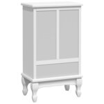 vidaXL Armoire avec 5 tiroirs et 2 étagères Blanc