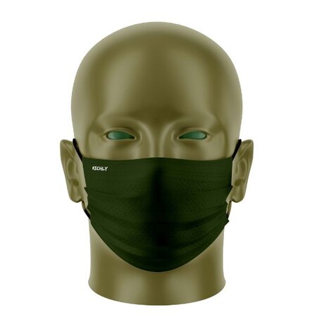 Masque Bandeau - Mono-Couche - Vert - Masque tissu lavable 50 fois