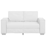 vidaXL Canapé Blanc 160 x 80 x 84 cm tissu