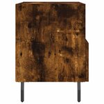 vidaXL Table de chevet chêne fumé 40x35x47 5 cm bois d’ingénierie