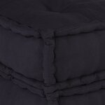 Poufs Modulaires vidaXL 2 Pièces Anthracite en Tissu
