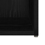 vidaXL Meuble TV 4 Pièces Noir 37 x 35 x 37 cm Bois d'ingénierie