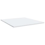 vidaXL Sommier à lattes de lit avec matelas Noir 200x200 cm Tissu