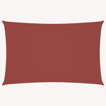 vidaXL Voile de parasol tissu oxford rectangulaire 5x8 m terre cuite