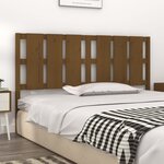 vidaXL Tête de lit Marron miel 185 5x4x100 cm Bois massif de pin