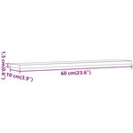 vidaXL Panneaux de bibliothèque 4 Pièces vieux bois bois d'ingénierie