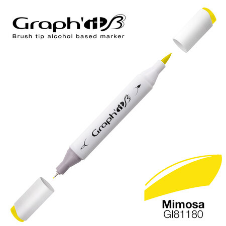 Marqueur manga à l'alcool Graph'it Brush 1180 Mimosa
