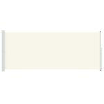 vidaXL Auvent latéral rétractable de patio 200x500 cm Crème