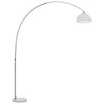 vidaXL Lampe à arc 60 W Argenté E27 200 cm