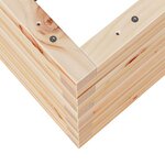 vidaXL Jardinière 70x40x46 cm bois de pin massif