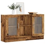 vidaXL Buffet vieux bois 120x30 5x70 cm bois d'ingénierie