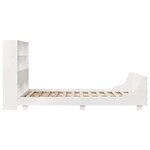vidaXL Cadre de lit sans matelas blanc 160x200 cm bois de pin massif