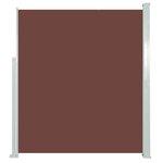 vidaXL Auvent latéral rétractable 160 x 500 cm Marron
