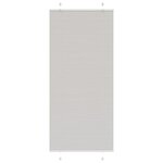 vidaXL Store plissé gris clair 90x200 cm largeur du tissu 89 4 cm