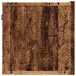 vidaXL Meubles TV muraux 2 Pièces vieux bois 80x30x30 cm