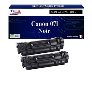 T3AZUR - 2x Toners compatibles avec Canon i-SENSYS LBP-122dw  MF-272dw  MF-275dw remplace Canon 057 Noir - 1 100 pages