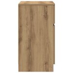 vidaXL Tables de chevet 2 Pièces chêne artisanal 39x35x65 cm