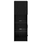 vidaXL Meubles TV muraux 2 Pièces Chêne noir 30 5 x 30 x 90 cm