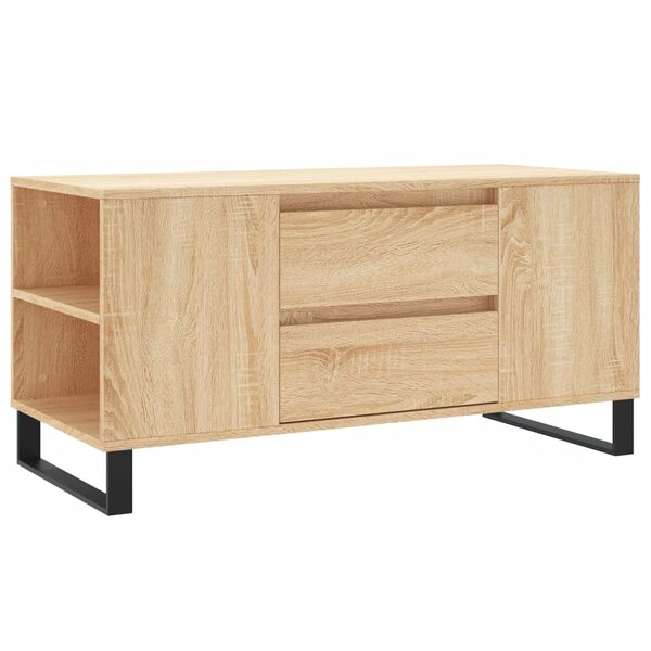 vidaXL Table basse chêne sonoma 102x44 5x50 cm bois d'ingénierie