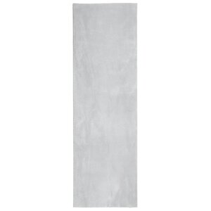 vidaXL Tapis HUARTE à poils courts doux et lavable gris 80x250 cm