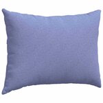 vidaXL Coussins de canapé 2 Pièces Bleu 70 x 50 cm tissu