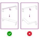 vidaXL Étagère murale 220x30x(2-6) cm bois de chêne massif non traité