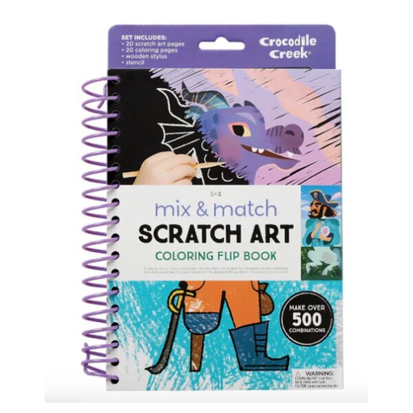 Livre scratch Art - Mix and match - Fairy tales
