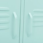 vidaXL Meuble TV Vert menthe 105x35x50 cm Acier