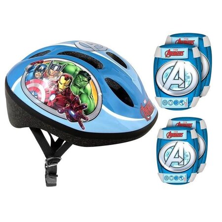 AVENGERS Pack Protections - Casque - Genouilleres - Coudieres