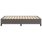 vidaXL Cadre de lit gris 120x190 cm similicuir
