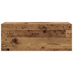 vidaXL Armoire murale de bain vieux bois 80x25x30 cm bois d'ingénierie