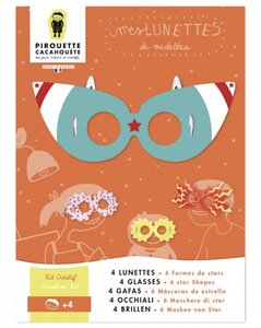 Kit creatif Lunettes de stars - Pirouette Cacahouette