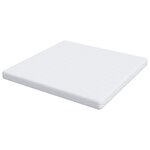 vidaXL Matelas Blanc 200 x 200 cm Mousse