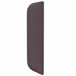 vidaXL Oreille de tête de lit Réglable Marron 16 x 40 x 4 5 cm tissu