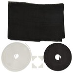 vidaXL Moustiquaire magnétique pour fenêtres blanc 80x120 cm