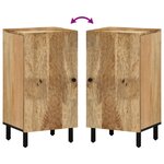 vidaXL Armoire latérale 40x33x75 cm bois massif de manguier