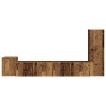 vidaXL Ensemble meuble TV 3 Pièces Bois ancien Bois d'ingénierie