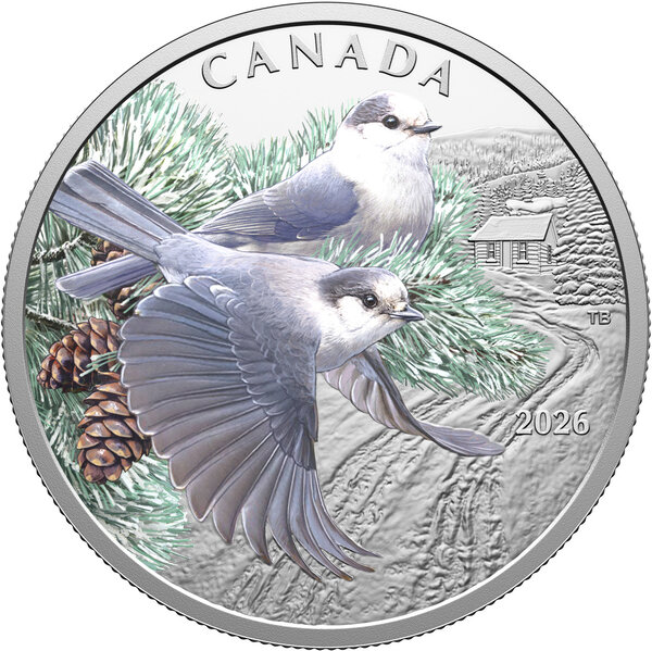 Monnaie CANADA JAYS Colourful Birds 1 Oz Argent 20$ Canada 2026