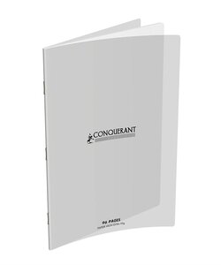 Cahier Dessin 240 x 320 mm Couv Polypro 96 Pages Unies Blanc CONQUÉRANT