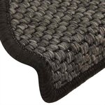 vidaXL Tapis d'escalier autocollants 30 Pièces 65x21x4 cm anthracite
