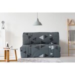 Banquette BZ - Gris bikini - 2 places -145 x 100 x 90 cm