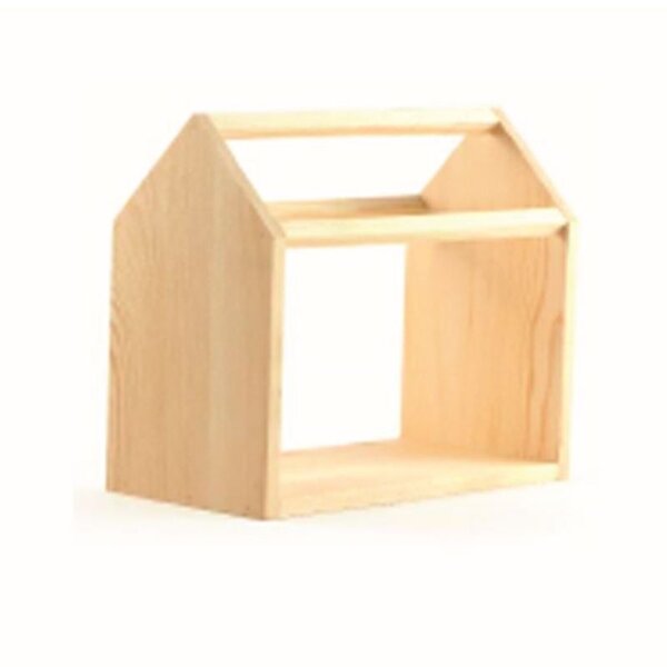 Maison en bois pour plantes - 20 x 17 x 10 cm