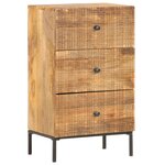 vidaXL Buffet 45x30x75 cm Bois de manguier massif