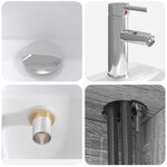 vidaXL Vanité de lavabo mural Sonoma gris 49 5 x 41 x 62 5 cm